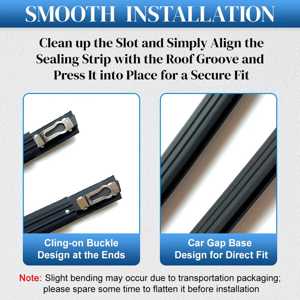 Pair Left Right Car Roof Drip Finish Moulding Seal Strips Trim for Honda Civic EK2 EK3 EK4 EK9 1996-2000 74316-S03-003 view 4