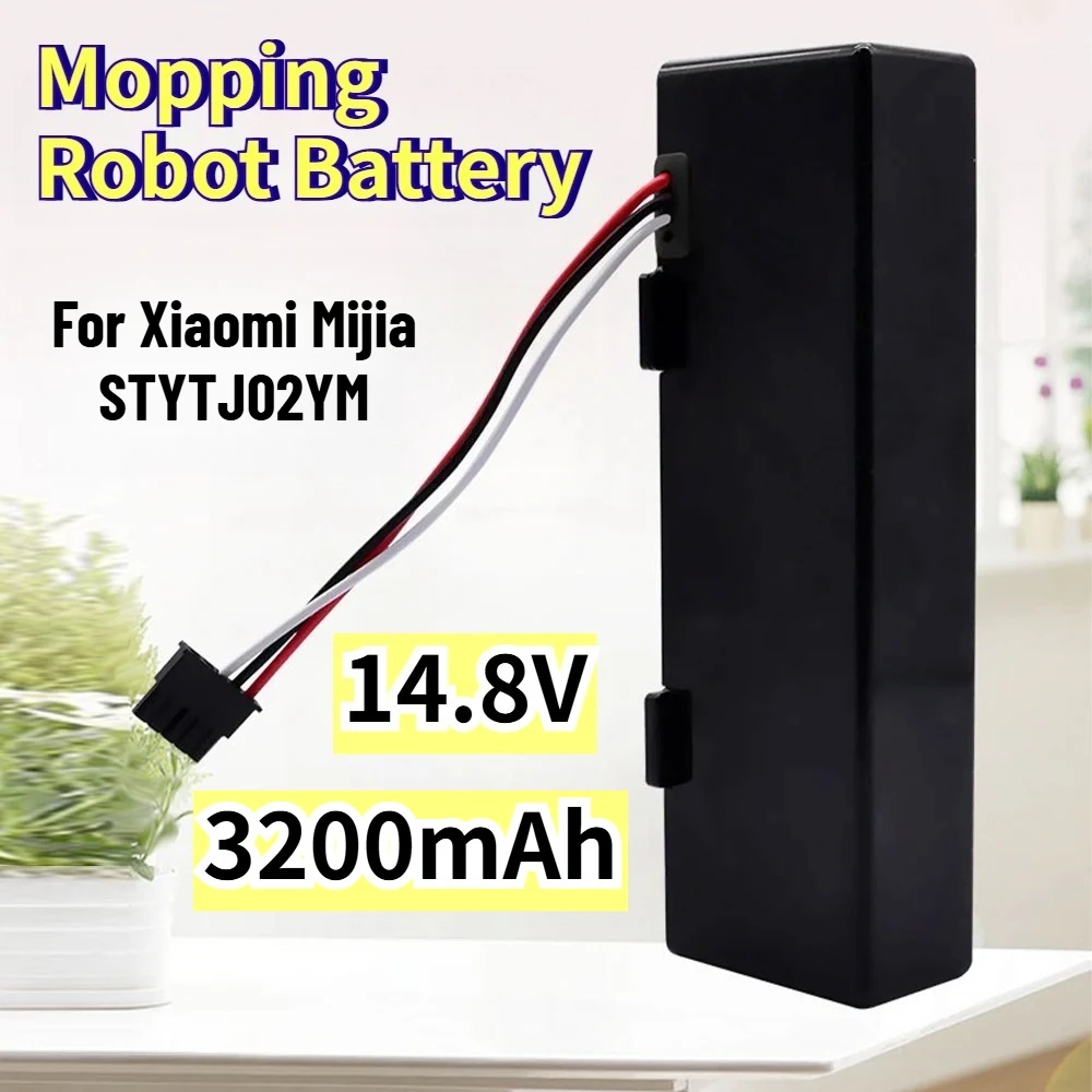 

14.8V 3200mAh Mopping Robot Battery for Xiaomi Mijia STYTJ02YM