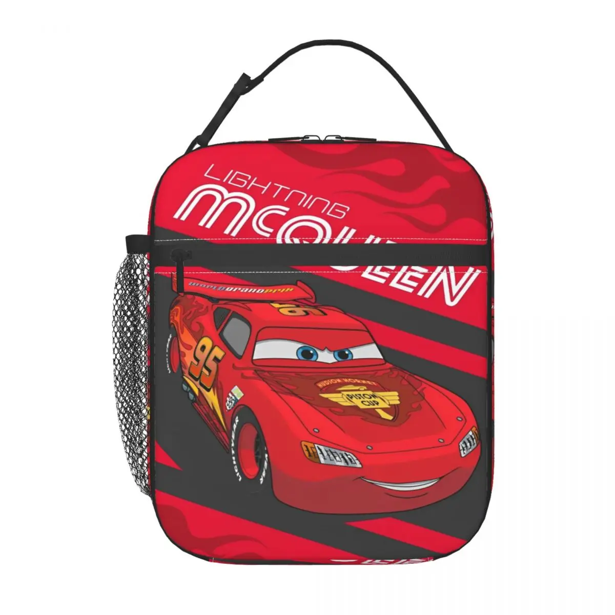 Lightning Mcqueen Car Sally Insulated Lunch Bag Food Container Portable Thermal Cooler Lunch Boxes For School Office