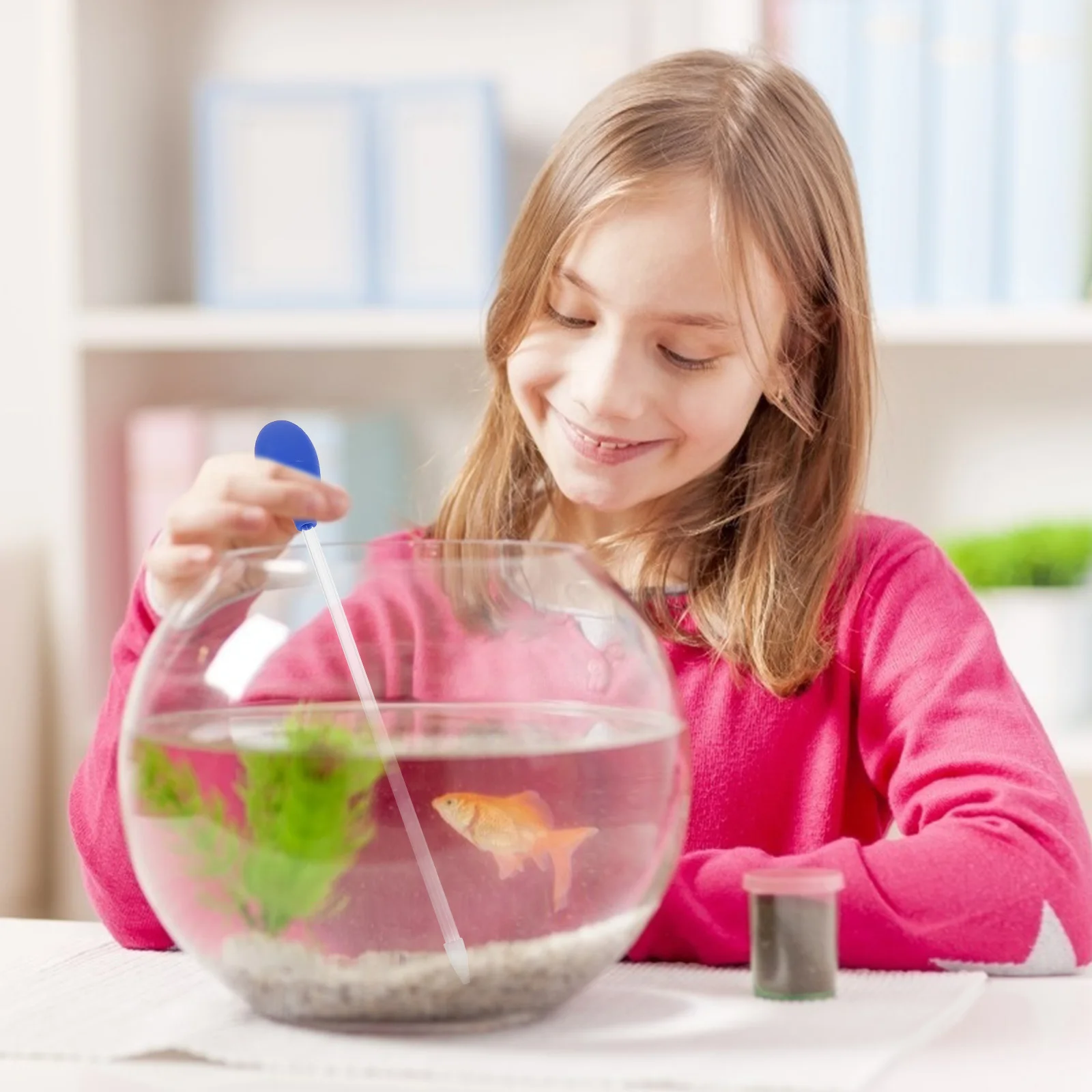 

4pcs Aquarium Cleaning Tweezers Set Fish Tank Water Changer Tool Serrated Tips Anti-Corrosion Pipette Dropper Coral Feeder Tube