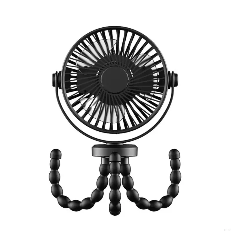 F92F Rechargeable Mounting Fan With Complete Movement And Secure Grip For Numerous Locations