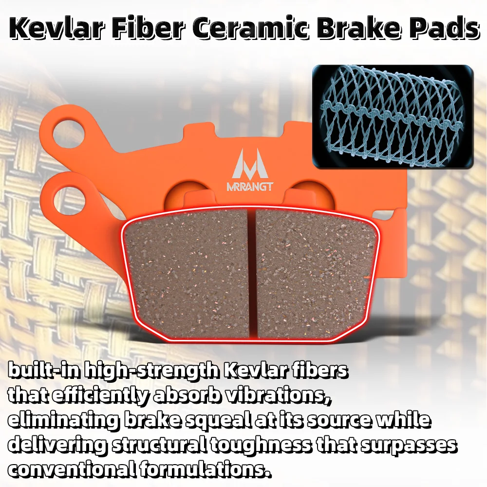Motorcycle Ceramic Brake Pads Fit For Honda X-ADV750 NS750X ABS Forza350 300 250 ADV350 CTX700 NC700 view 4