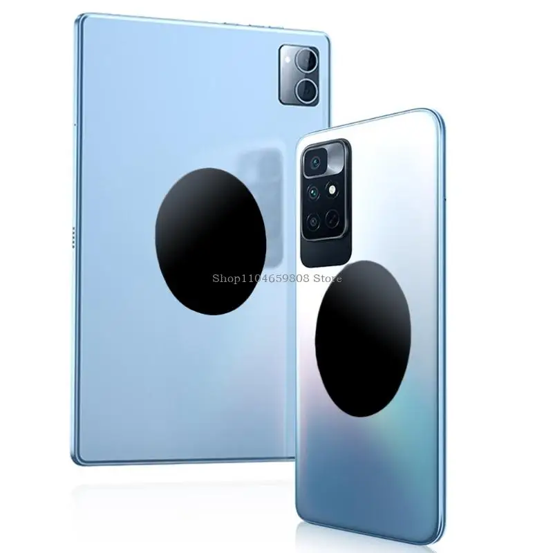 

6cm/9cm Holder Sheet Metal Plate Sheets Cooling Fan Radiator Plate Sheet Sticker Rings Plate for Phone