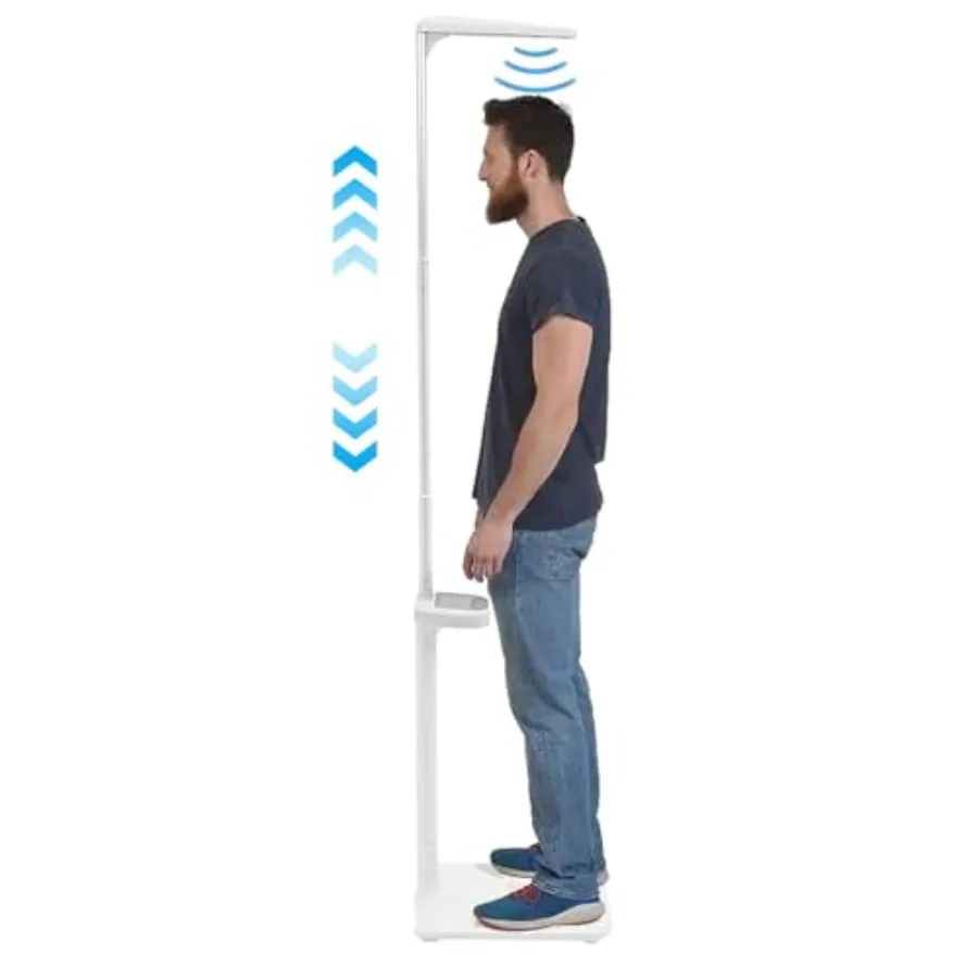 Professional Height and Weight Physician Scale with 440Lbs Capacity for Accurate Health Monitoring: MultiFunction Medical Body