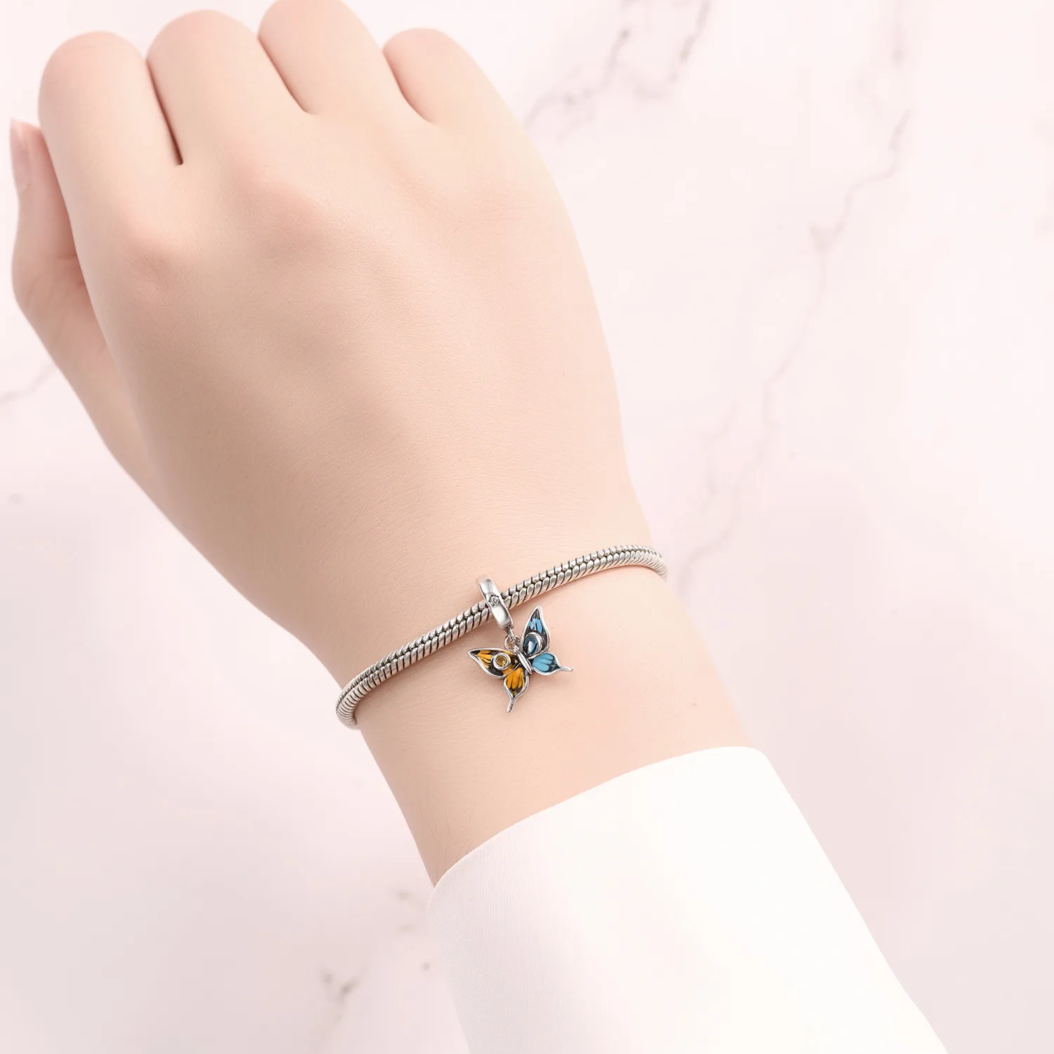 CYMYSS 2025 Nieuwe 925 Sterling Zilveren Zon Maan Vlinder Hanger Boutique Verjaardagsfeestje Gift Sieraden Zirkoon vrouwen Hanger