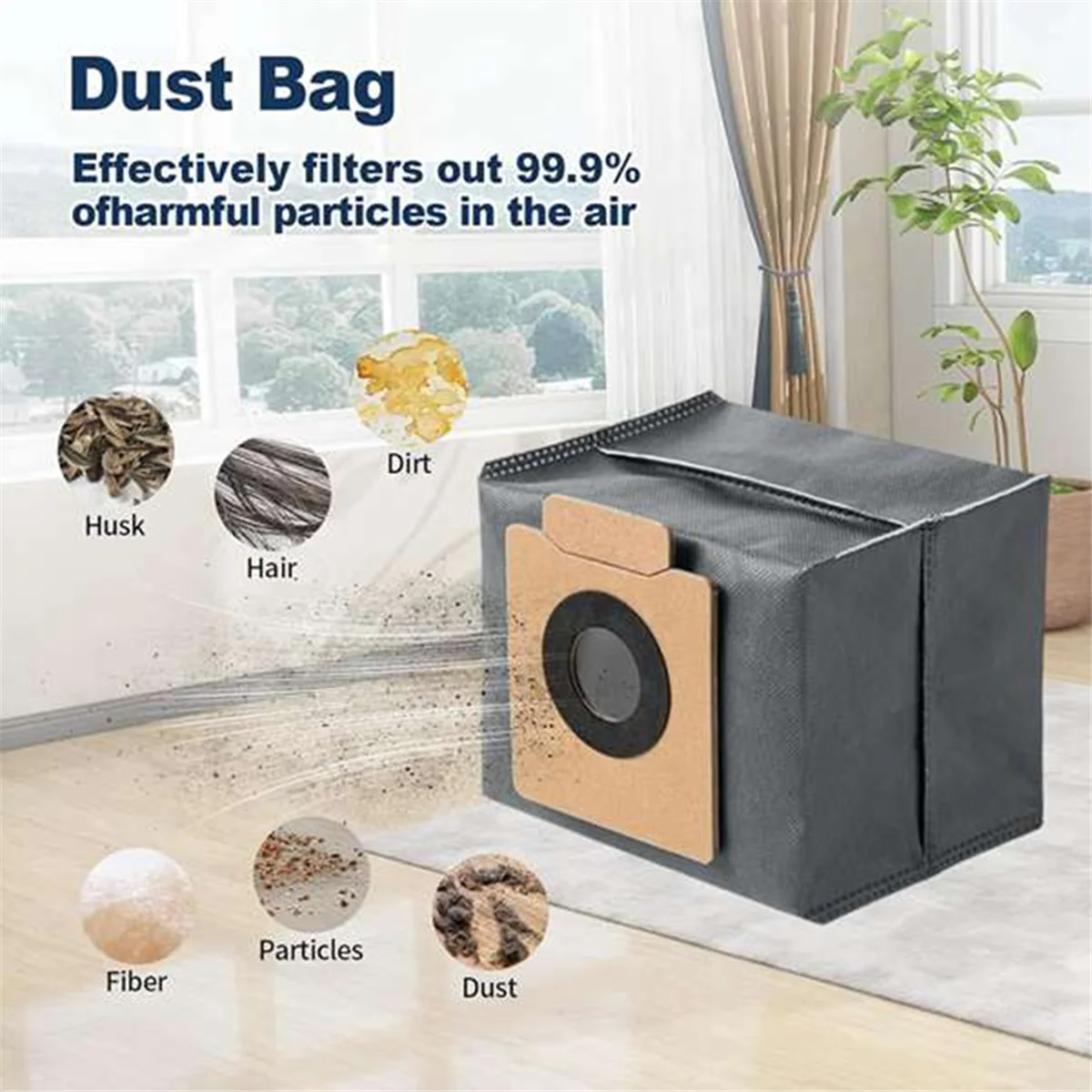 Replacement Accessories for Eufy X10 Pro Omni Vacuum Parts Main Brush Mop Cloth Side Brushes HEPA Filter Dust Bags