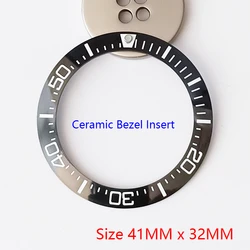 41x32mm Ceramic Bezel Insert Watch Bezel Insert