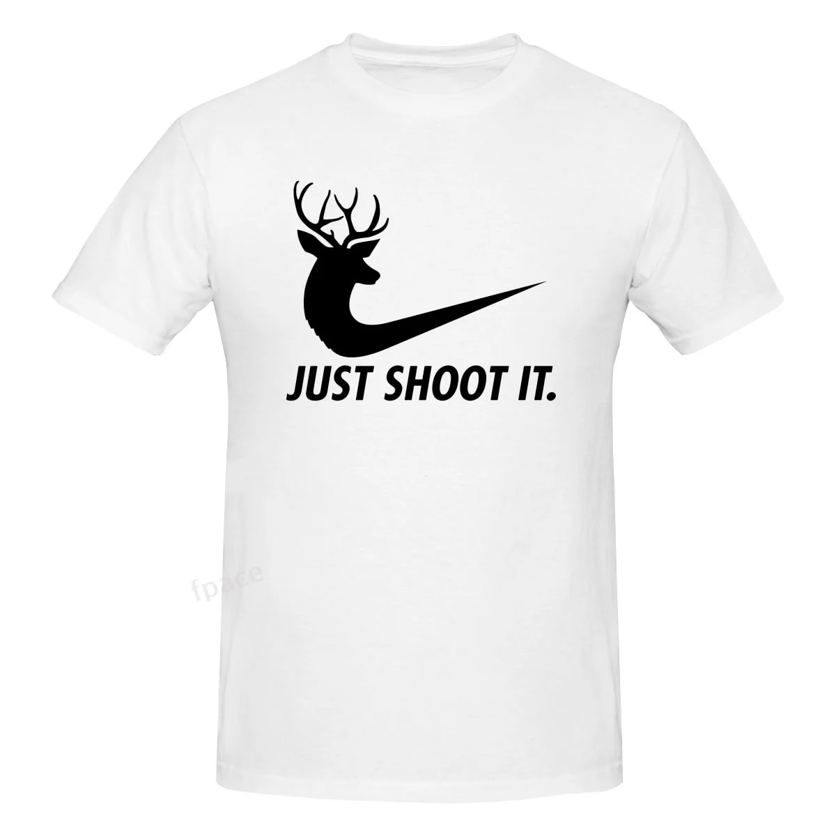 

JUST SHOOT IT Men's Basic Short Sleeve T-Shirt