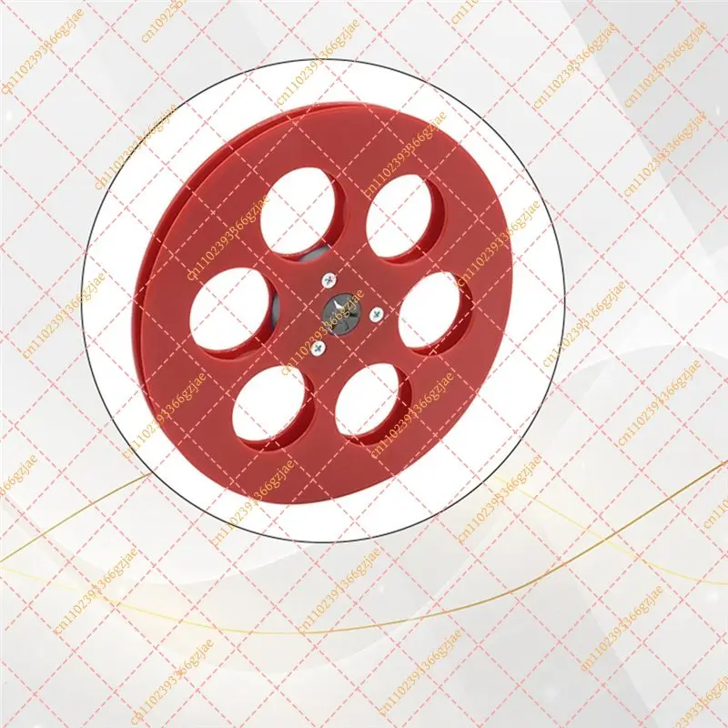 FY XB-1/4 7 Inch Empty Tape Reel ABS 6-Hole Empty Open Reel For Any Open To Reel Tape Player