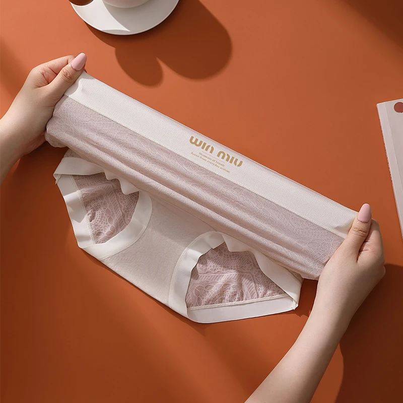 Calcinha sem costura para mulher micro roupa interior moda rendas calcinha feminina conjunto pacote transparente linergie lingerie sexy briefs senhora