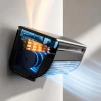Climatiseur portable, unité de climatisation personnelle, refroidisseur d'air, ventilateur de bureau, rechargeable sans fil, silencieux pour la chambre à coucher 3