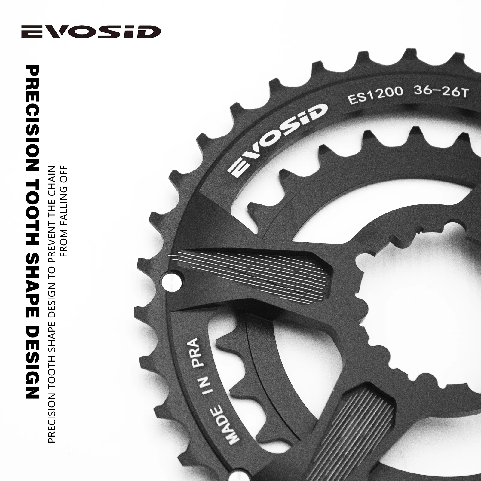 ZEROING MTB Bike Chainwheel 2 x 10 / 11 / 12s Chainrings 36-26T 38-28T Double Disc CNC for SRAM 11/12S