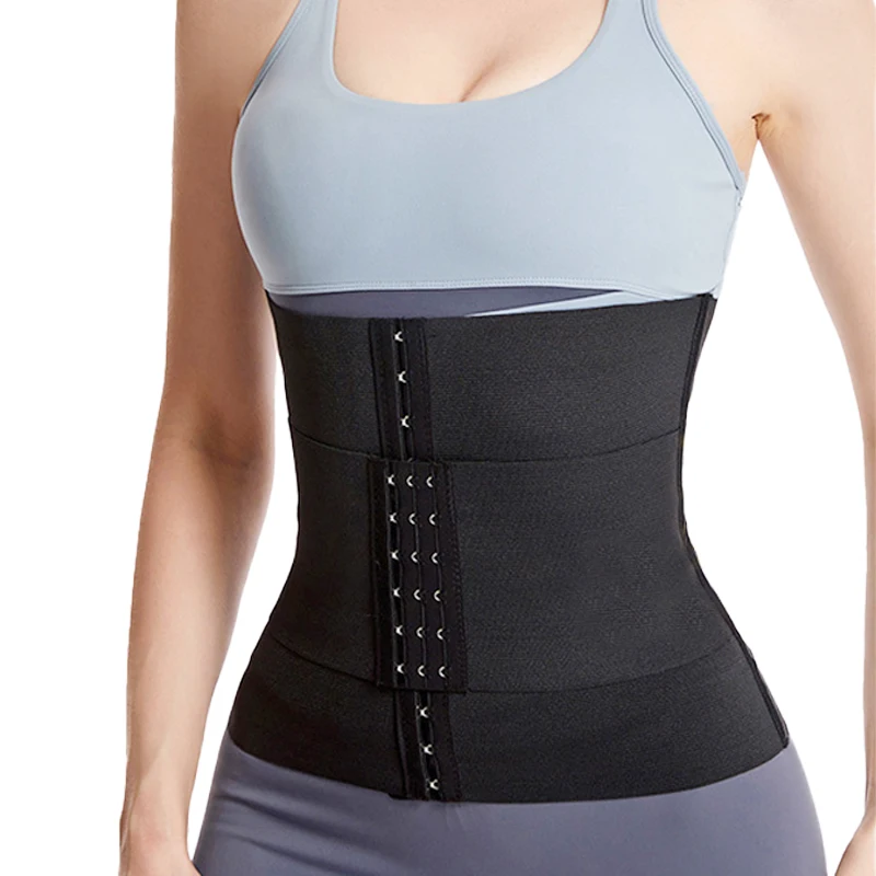 3 Steel Bones Waist Trainer for Women 3 Segmented Hourglass Waist Shaper Underbust Adjustable Body Shaper Waist Support