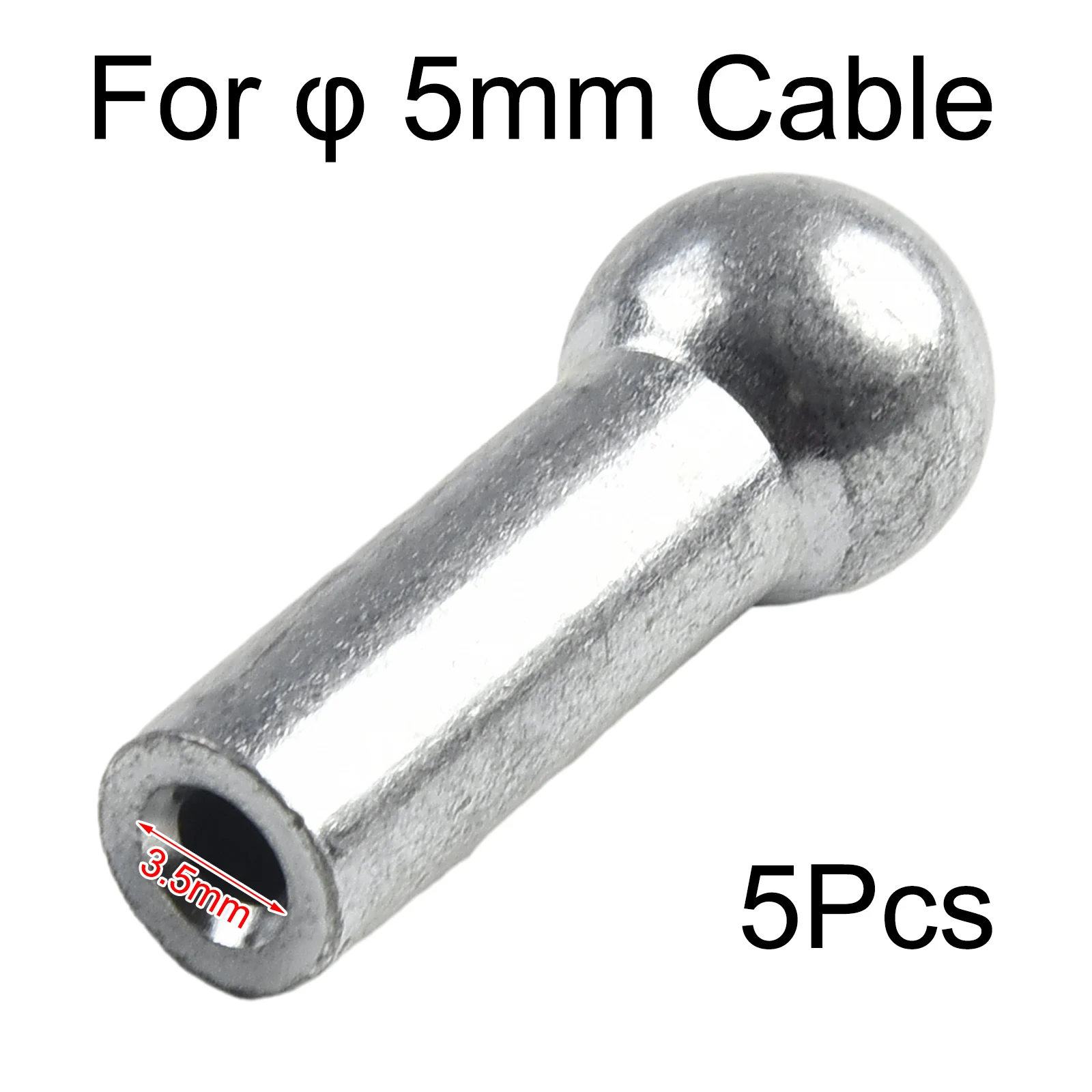 Clothesline Replacement Home Gym Cable Accessories Steel Wire Cable Ball Terminals Gym Pulley Machine Stopper Fit