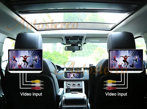 아우디 Q7 2010-2015용 12인치 안드로이드 13 카 GPS 네비게이션 헤드레스트, MTK 8코어 오토 스테레오 헤드 유닛, 2K HD 화면, 열 기능 포함