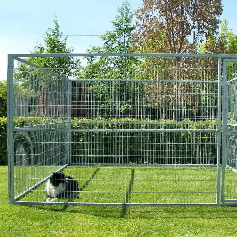 Large Dog Crate Outdoor Kennel with Waterproof Roof & Ventilation Heavy Dog House for Large Breed Dogs Backyard Garden