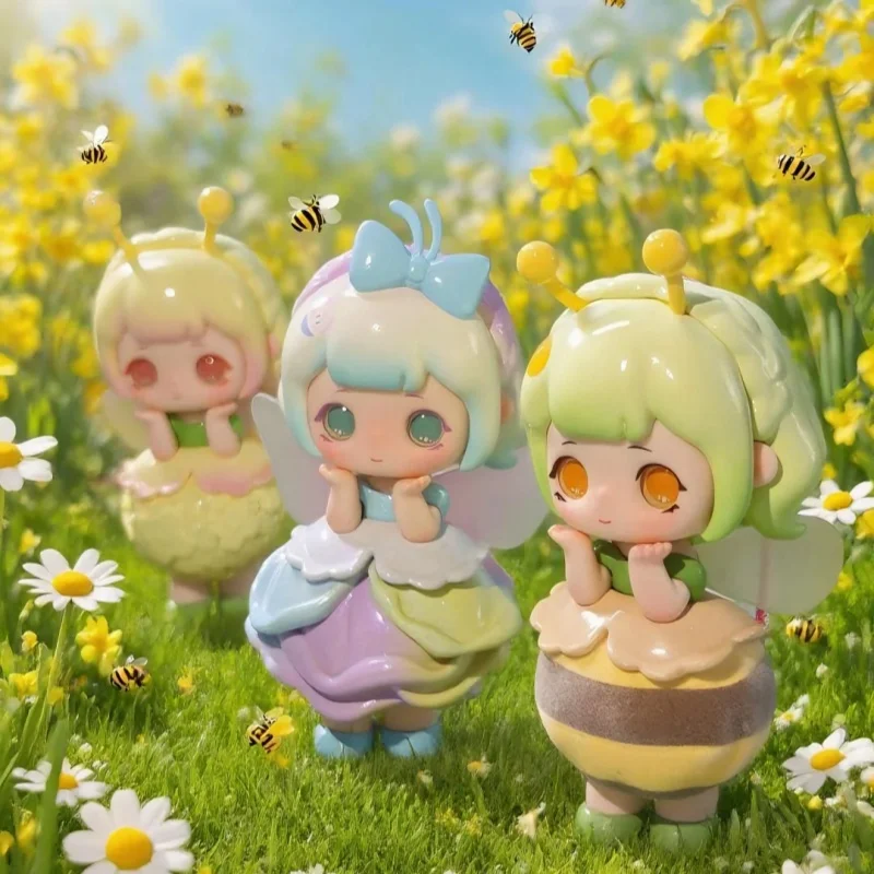 الأرواح الهمس الكمثرى زهرة صندوق أعمى سلسلة العصرية لطيف التماثيل الجدول زينة الفتيات هدية لعبة الهوايات تحصيل