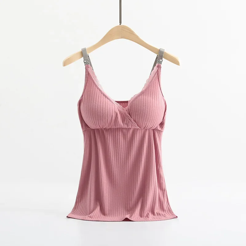 

Breastfeeding Tank Tops for Women Maternity Nursing Clothes Summer Pregnant Moms Suspender Nursing Tops Breast Feeding