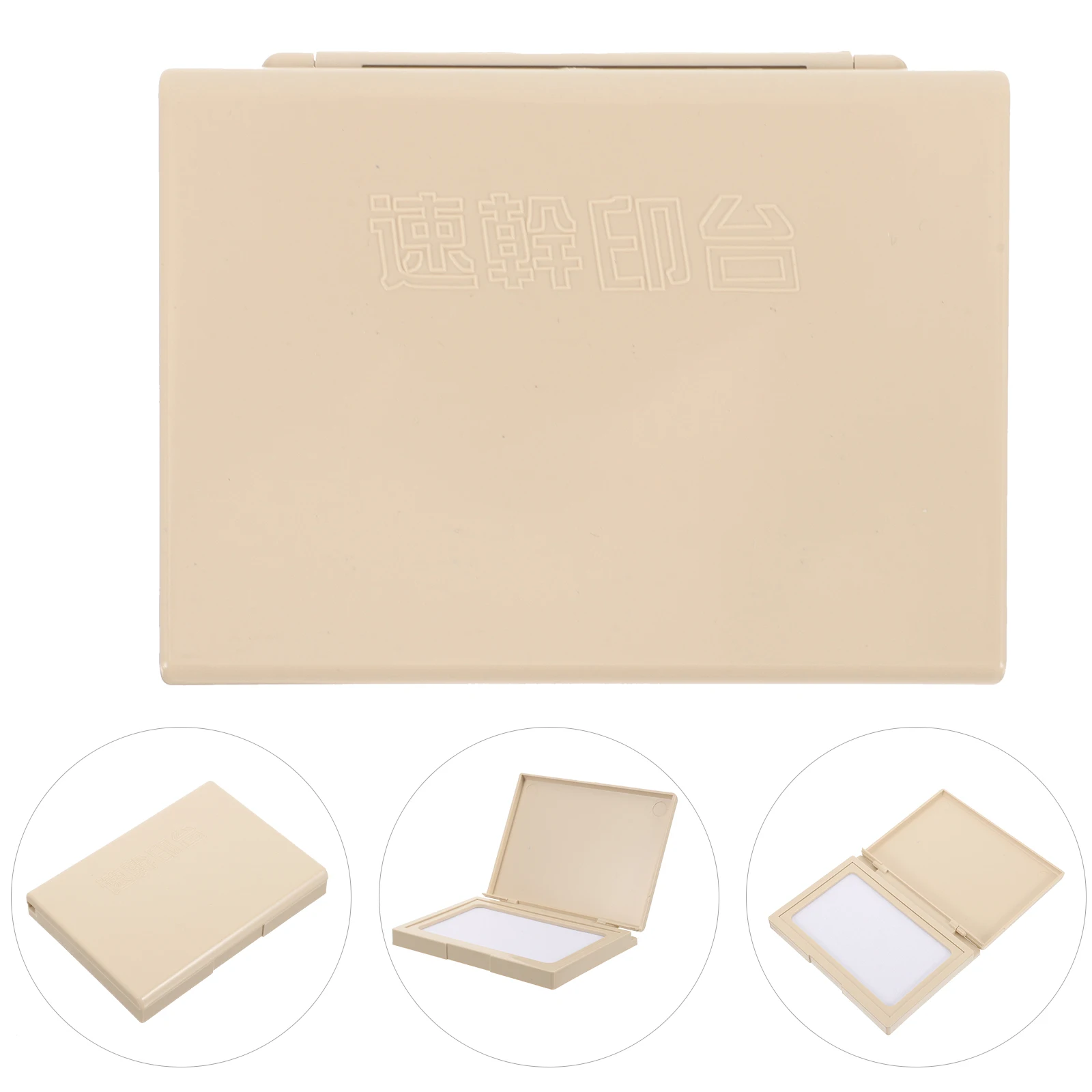Blank DIY Stamp Ink Pad for Office Crafts Scrapbooking Card Making Reusable Hand Fingerprint Ink Pad Art Supply