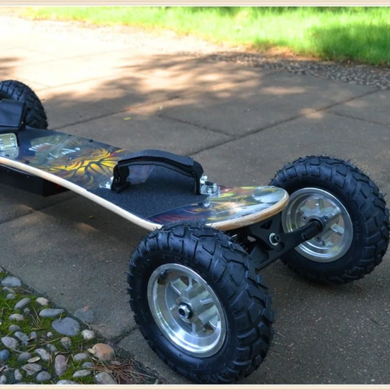 

Wheel motor off-road skateboard, lithium battery electric skateboard, four-wheel skateboard, board scooter