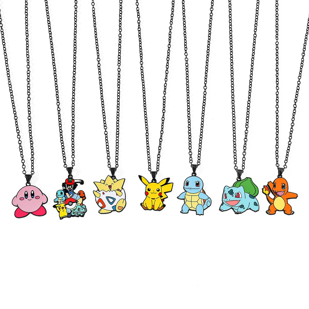 Anime Pokemon Metal Toy, Cute Figure, Pikachu, Squirtle, Psyduck, Charmander, Party Decoration Cosplay Gift view 3