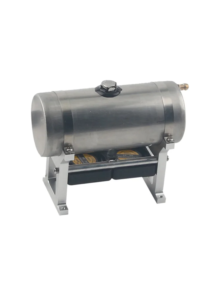 Marine stainless steel water-cooled water tank with double fan radiator and double heat dissipation, voltage 5V-7.4V