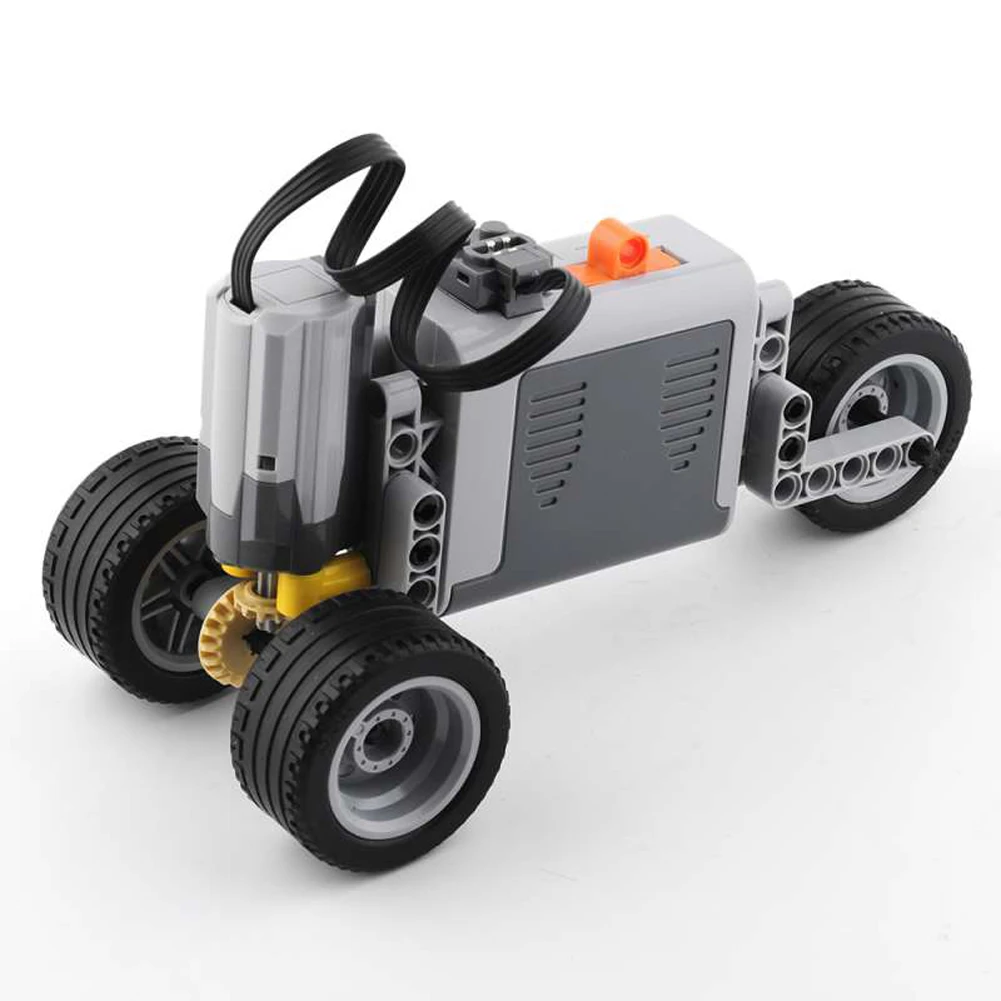 5M-C fai da te Robot Car Blocks triciclo Set MOC Power funzioni compatibili con Legoeds M-Motor AA Battery Box 8881 8883
