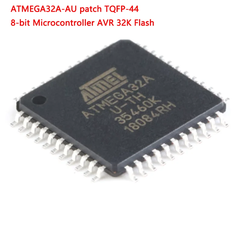 1PCS New Original ATMEGA32A-AU 8 Bit Micro Controller AVR 32K Flash Memory Package TQFP-44