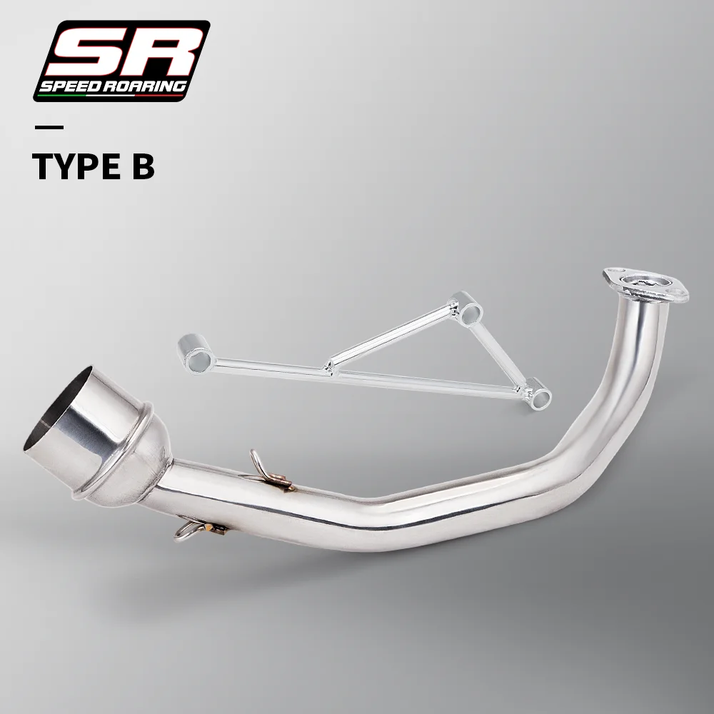 Motorcycle Exhaust Muffler Escape Connect Link Tube Middle Mid Pipe for Yamaha GY6 125 GY6 150 125cc 150CC