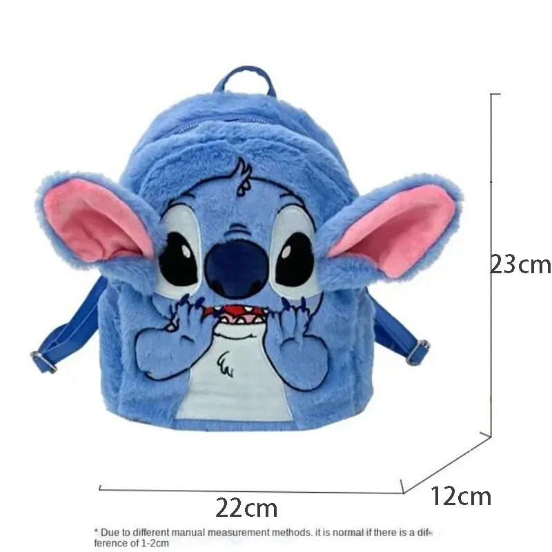 Disney New Lilo & Stitch Plush Toys Kawaii Plush Messenger Bag Girl Handbag Anime Stuffed Toys Children Cartoon Plushie Soft Bag