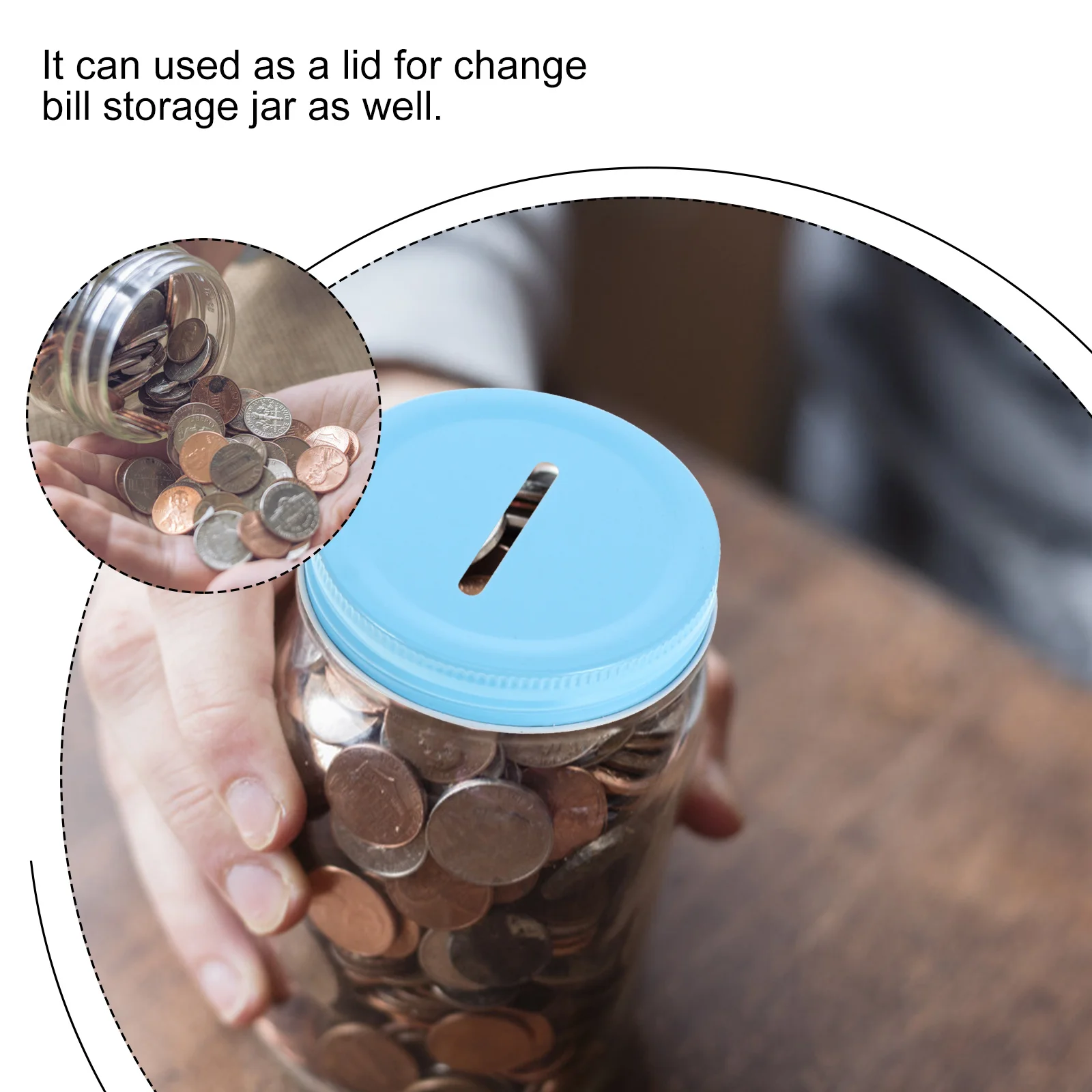 

25pcs DIY Mason Jar Lids Tinplate Sealing Caps for Jars Storage Bottles Craft Projects Mason Cup Lid Accessories