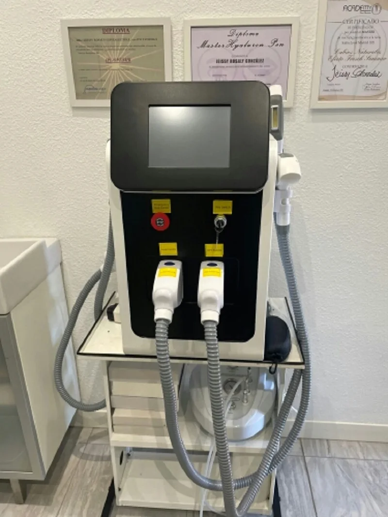 Nieuwste 3 In 1 Opt + Laser + Rf Multifunctionele Machine Ontharing Tatoo Spot Verwijderen En Verwijdering Rimpel Laser schoonheid Machine