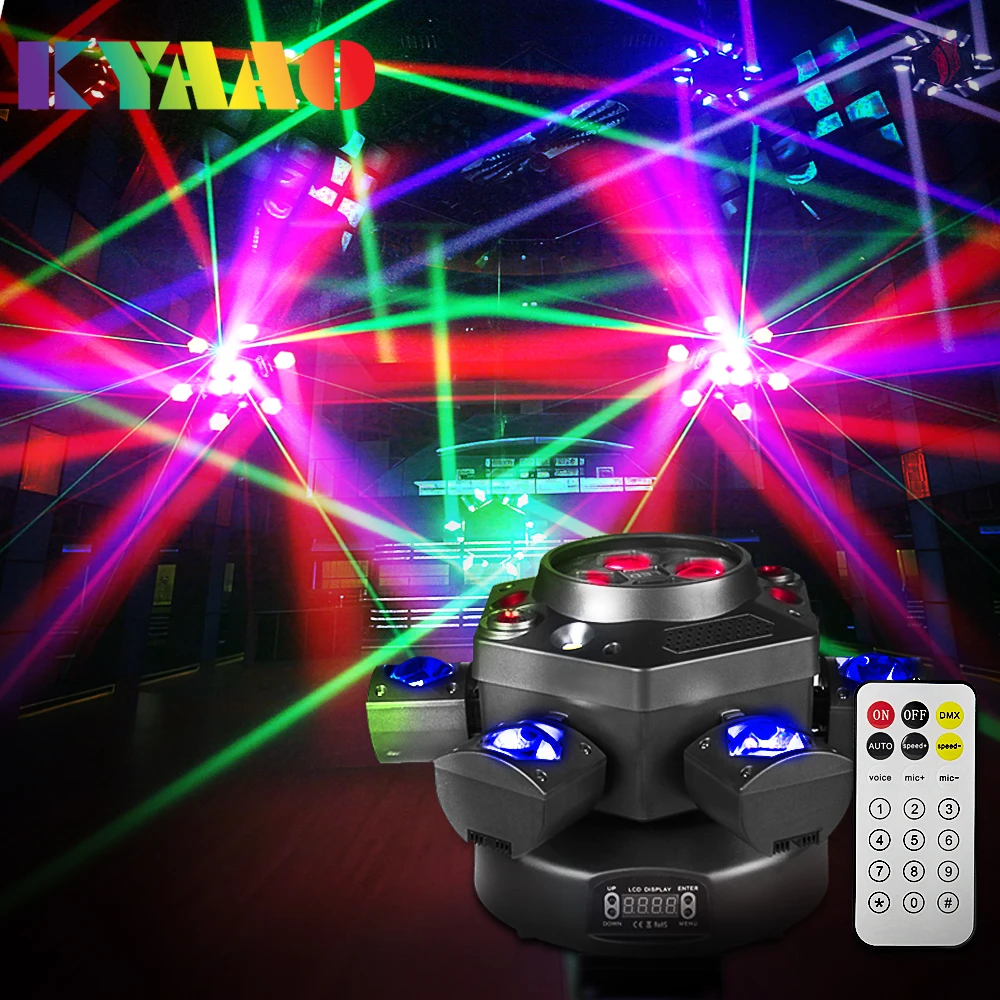 

2024 Professional Stage DJ Moving Head Laser Lights DMX512 Strobe Light RGBW LED Beam 150W Disco Wedding Party Audience Lighting