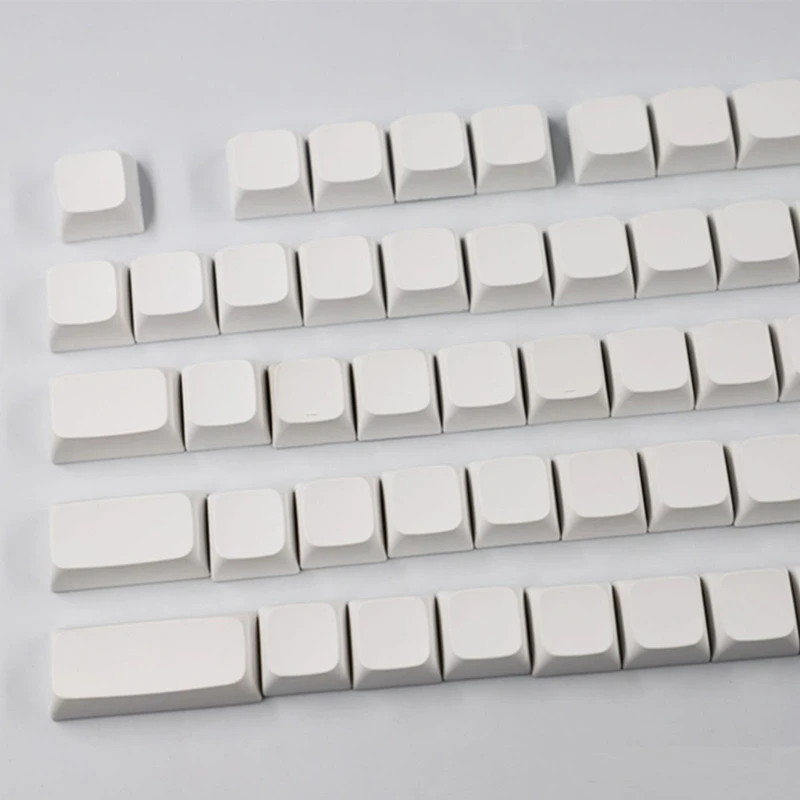 Minimalistic Blank Keycaps 134Keys XDA PBT Keycaps DyeSUB for MXSwitches Mechinery Keyboard Keycap Replacement