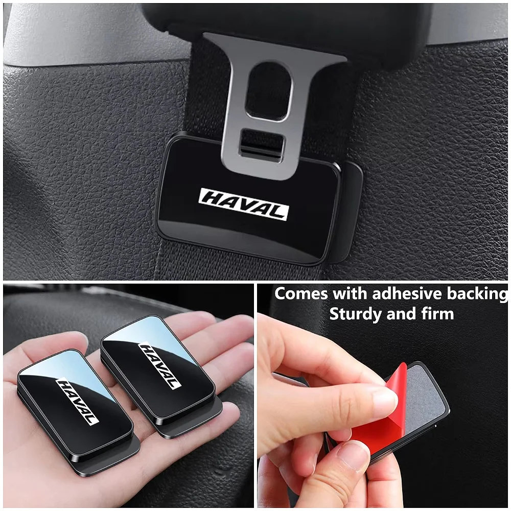 Car Seat Belt Magnetic Rattle Stopper Fixing Holder Noise Reduction Secure Clip Premium For Haval Jolion H6 M6 Dargo Raptor F7