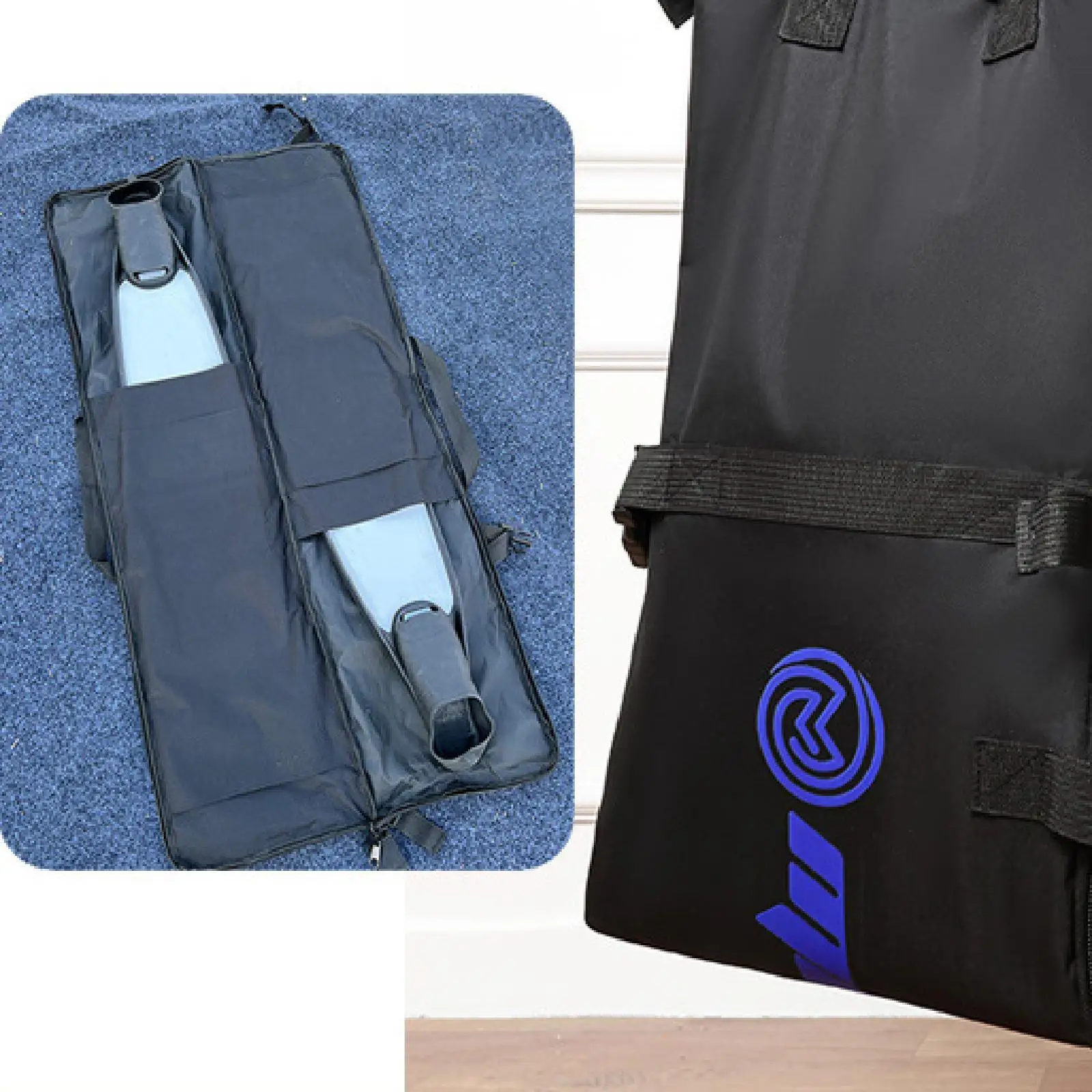 

Сумка для длинных ласт, многофункциональная, на молнии, для взрослых, для фридайвинга, для складного снаряжения для снорклинга, серфинга