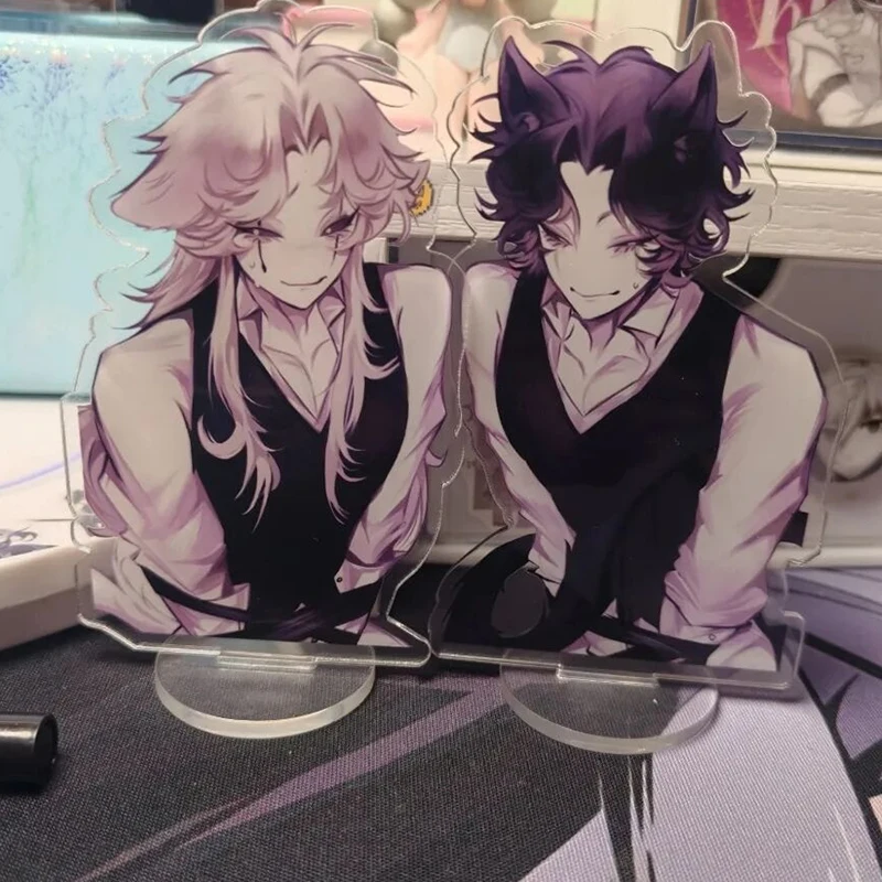 Spiel The Freak Circus Pierrot Harlekin Cosplay Stehende Platte Acryl Figur Ständer Zubehör Ornament Requisiten Dekoration