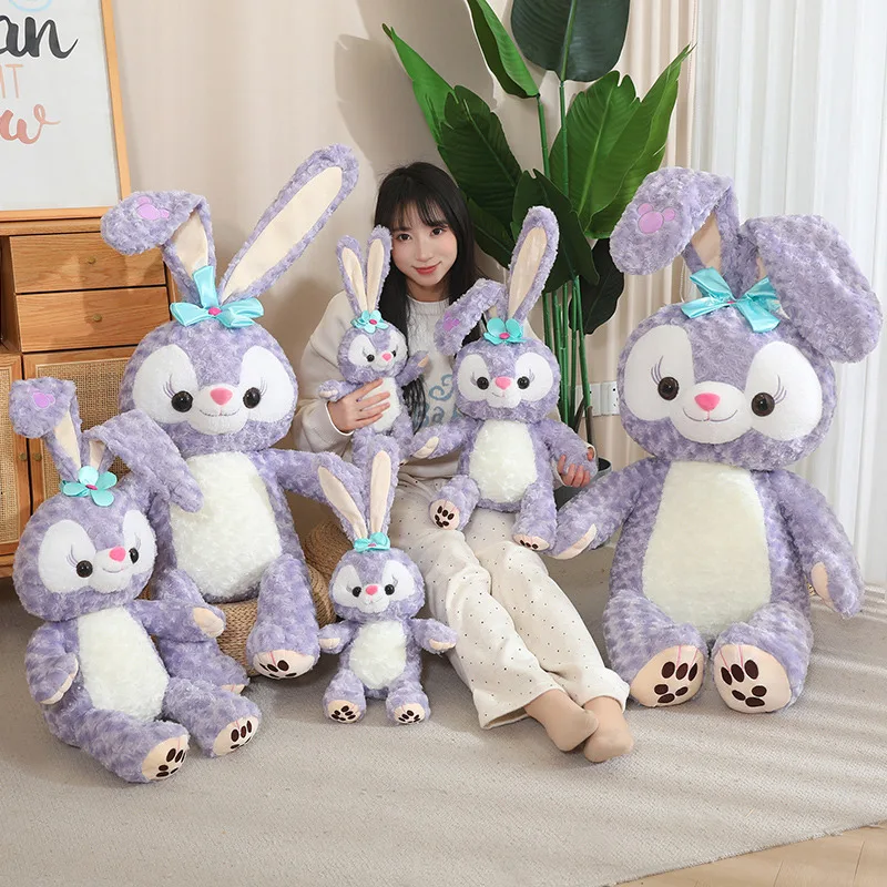 Disney StellaLou Plush Toy StellaLou Stuffed Doll Animal Long Ears Rabbit Plushies Doll Cuddly Pillow Room Decor Girl Gift