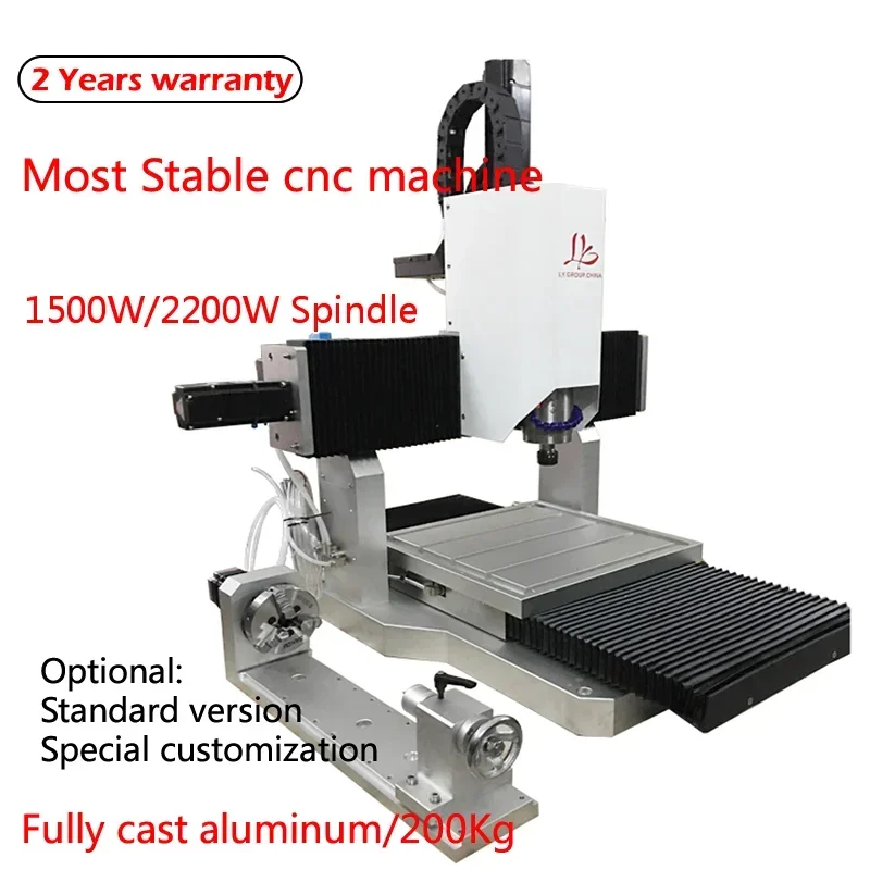 

Fully Cast Aluminum CNC Router 4040 3AXIS Milling Engraving Carving Machine 1500W 2.2KW Water Cooling Spindle