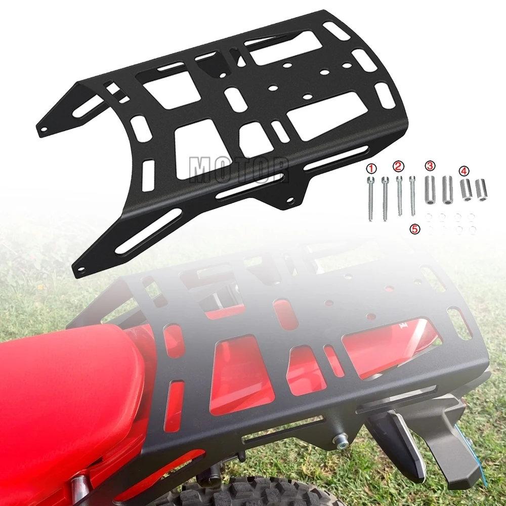 Motorcycle Rear Luggage Rack Holder Rear Seat Luggage Rack Support Shelf For HONDA CRF300L RALLY ABS CRF 300L CRF300LS 2021-2024