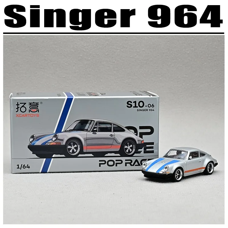 POPRACE 1/64 นักร้อง 964 ของเล่นโลหะผสมมอเตอร์รถDiecastโลหะรุ่นของขวัญ