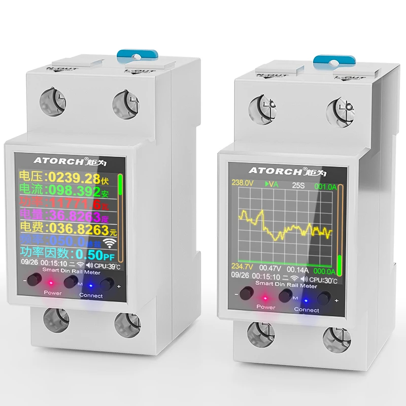 

"GR2P AC Digital Power Meter - Voltage/Current/Power Display"