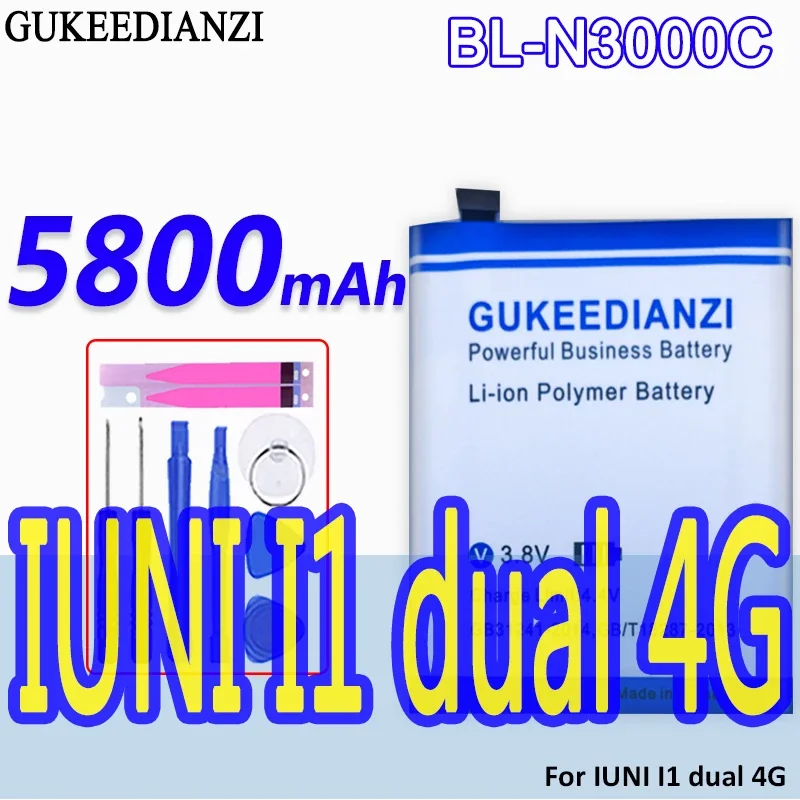 

Аккумулятор мобильного телефона 4200 мАч для IUNI I1 Dual 4G BL-N3000C высокой емкости