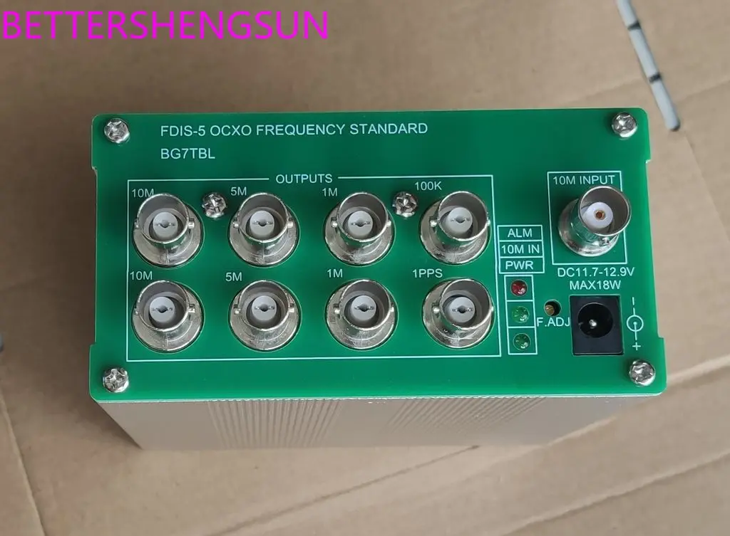 FDIS-5,OCXO Frequency Reference, 10M,5M,1M,100K,1PPS Constant Temperature Crystal Oscillator BNC/SMA