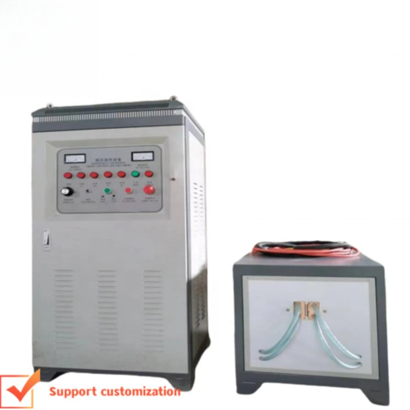 سخان حثي متوسط التردد 6Kw 26Kw 50Kw 160kw مضخة تبريد وذوبان تصلب ككون أساسي لمعالجة الحرارة