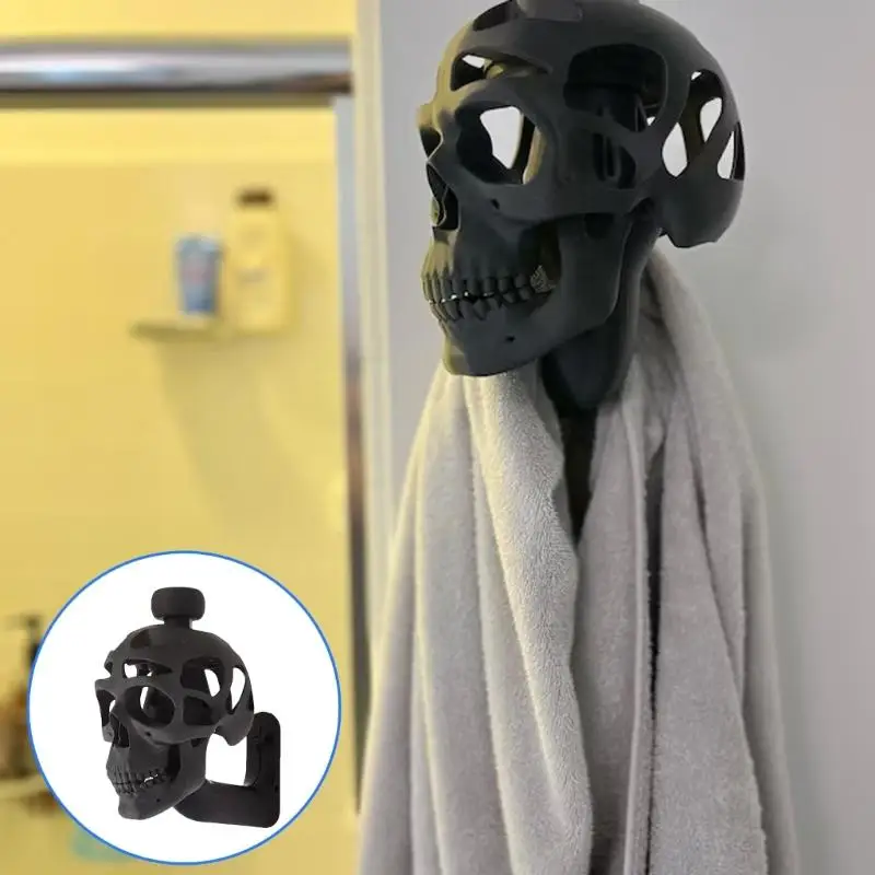 

3D вешалка с черепом, держатель для мотоциклетных шлемов, украшение для дома на Хэллоуин, универсальная стойка для витрины для шлемов, подставка для шлемов с черепом