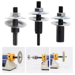 Motor Shaft Arbor Extension Rod Threaded Shaft Adapter for Grinding Wheels Bench Angle Grinder Extension Rod Wheel Rotary