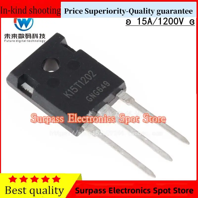 10PCS-100PCS   IKW15N120T2 K15T1202 15A/1200V TO-247  Price Superiority-Quality guarantee