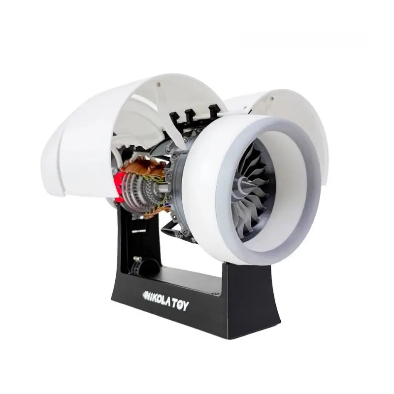 

Small Rolls-Royce Trent900 aircraft turbofan engine model 35cm engine ornament startable gift