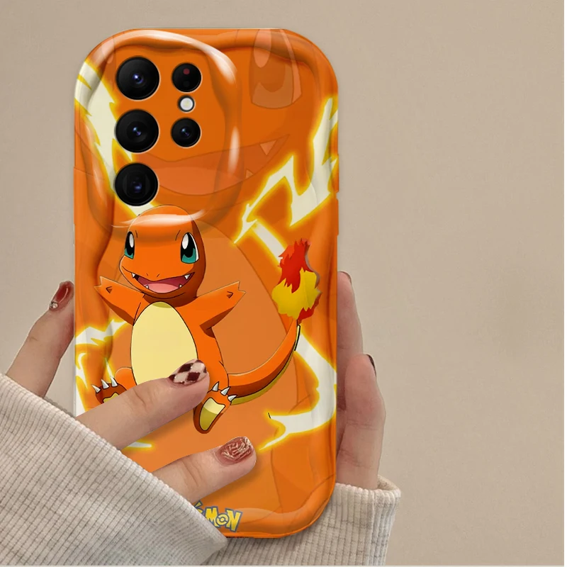 Cartoon P-Pokemon Case For Samsung Galaxy S24 Ultra S23 S22 Plus S21 S20 FE A25 A55 A35 A15 A16 A05 A05S A06 TPU Silicone Etui